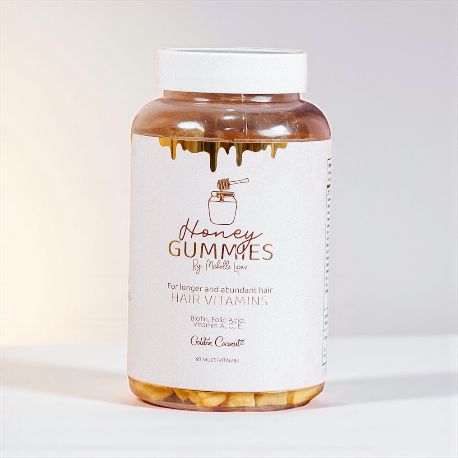 Honey Gummies - Gomitas Para Crecimiento del Cabello - Golden Coconut