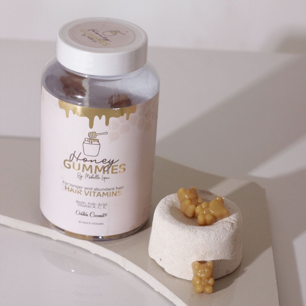 Honey Gummies - Gomitas Para Crecimiento del Cabello - Golden Coconut