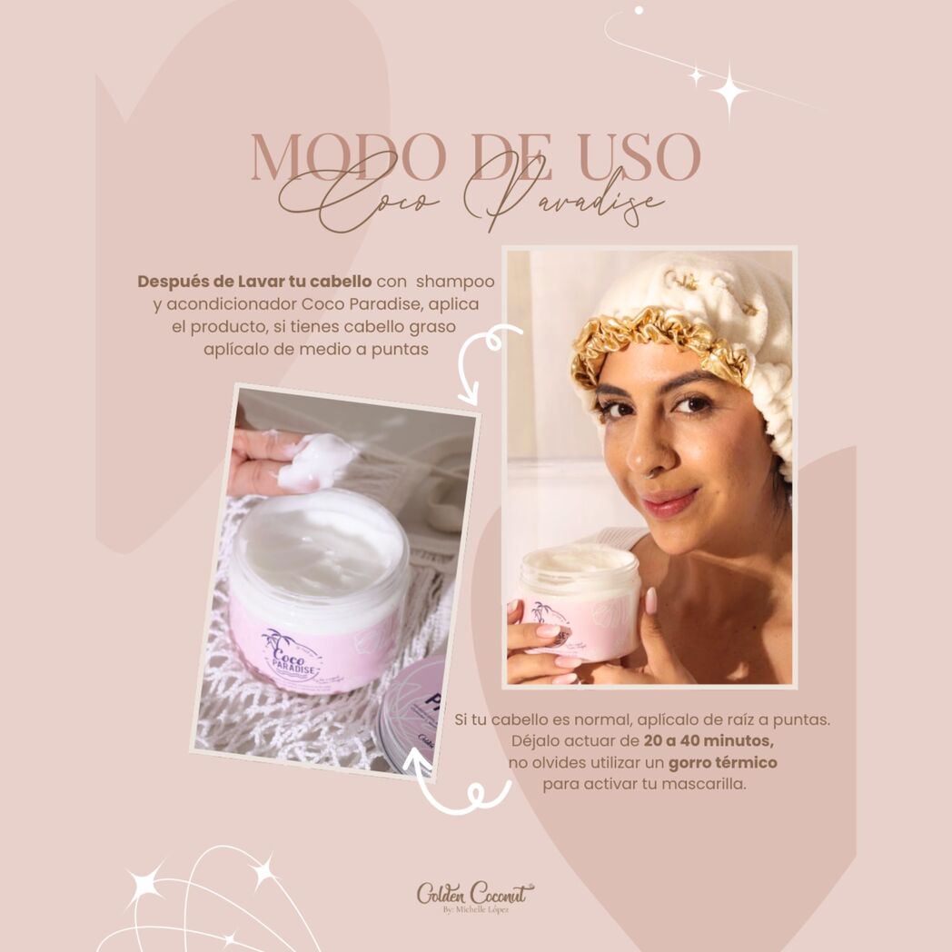 Coco Paradise - Mascarilla Repolarizadora - Golden Coconut