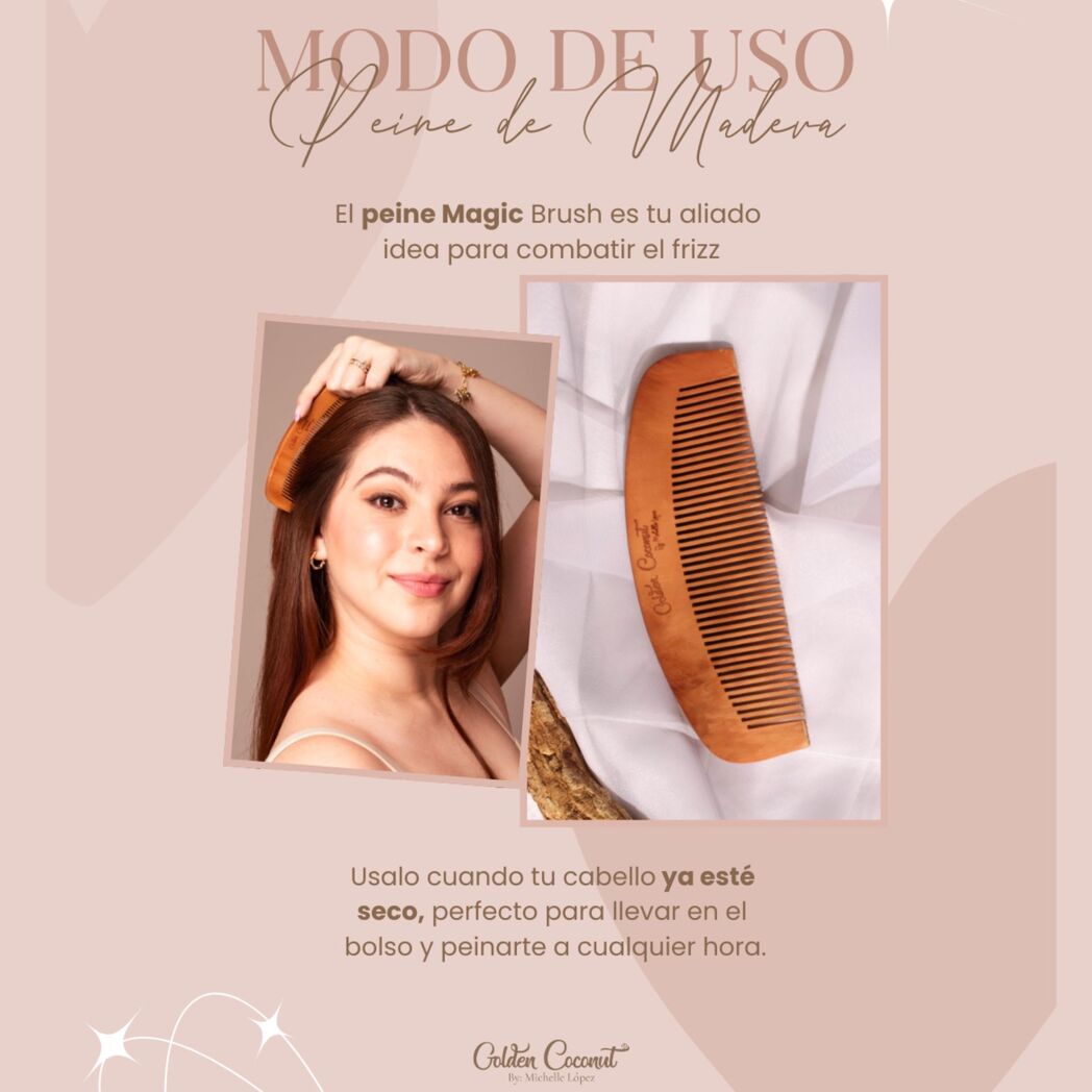 Peine Magic Brush - Golden Coconut
