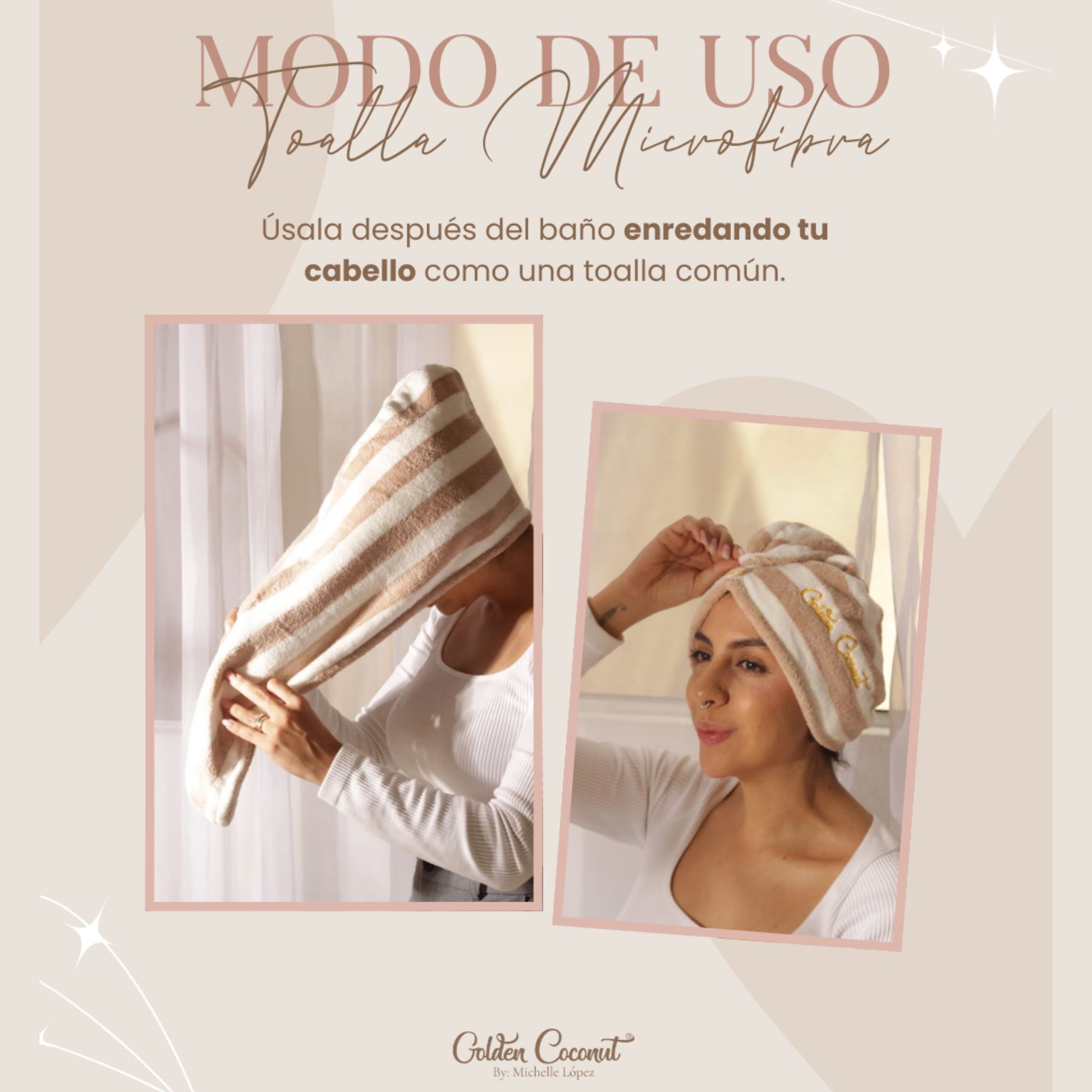 Toalla de Microfibra Golden - Golden Coconut
